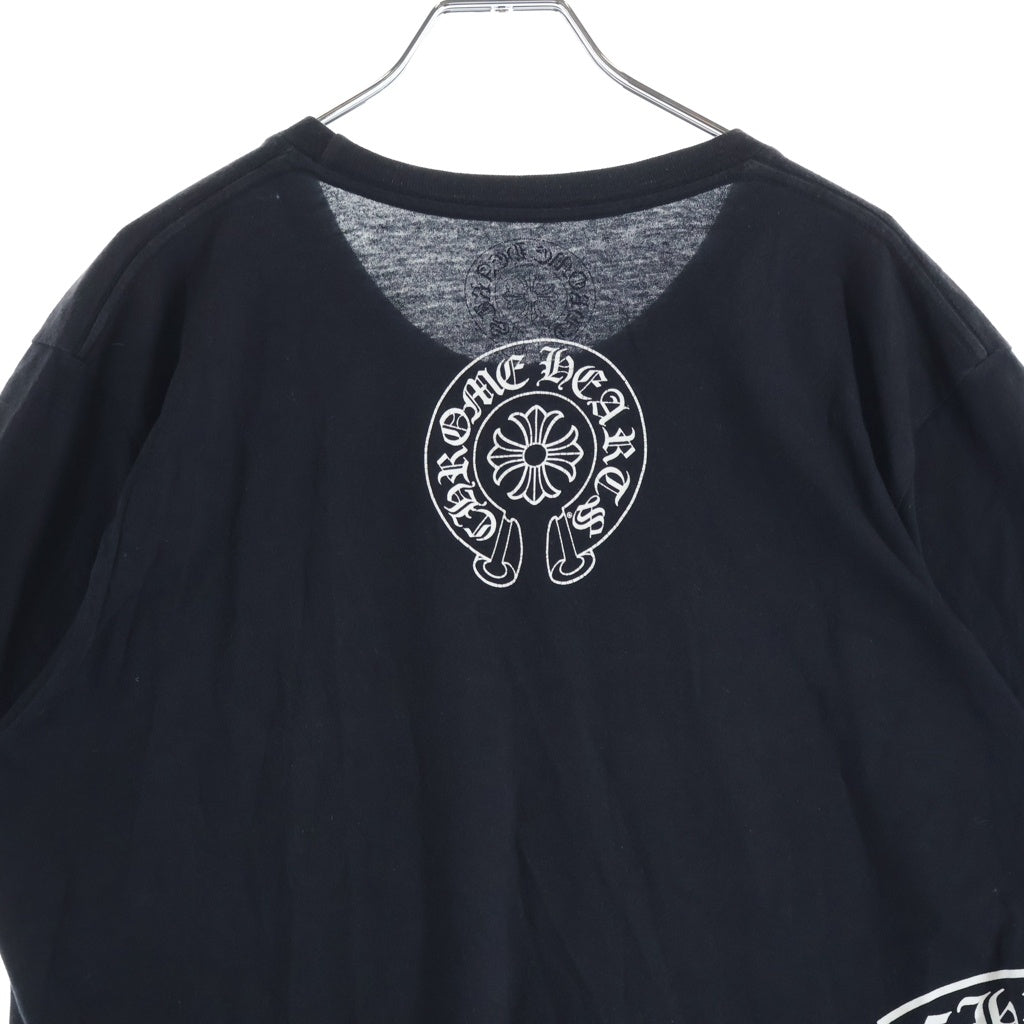 CHROME HEARTS(クロムハーツ) Vertical T Bar Logo S/S Tee バーティカルロゴ Tバー 半袖Tシャツ カットソー ホワイト