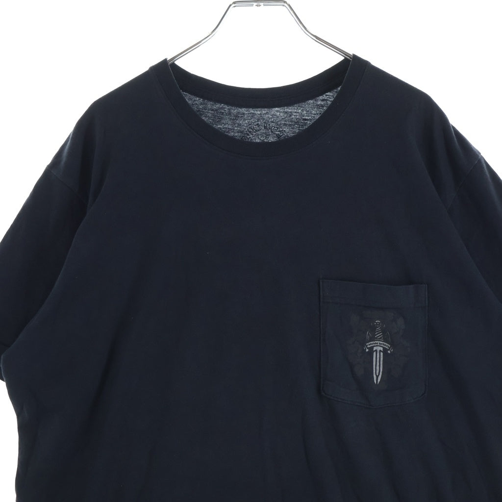 CHROME HEARTS(クロムハーツ) Vine Dagger S/S Tee ヴァインダガープリント半袖Tシャツ カットソー ブラック