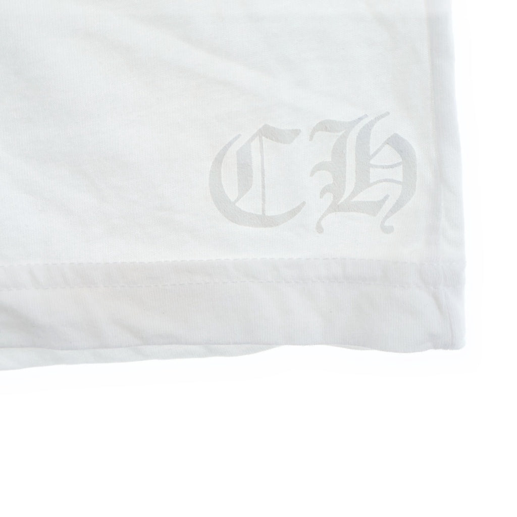 CHROME HEARTS(クロムハーツ) Vertical T Bar Logo S/S Tee バーティカルロゴ Tバー 半袖Tシャツ カットソー ホワイト