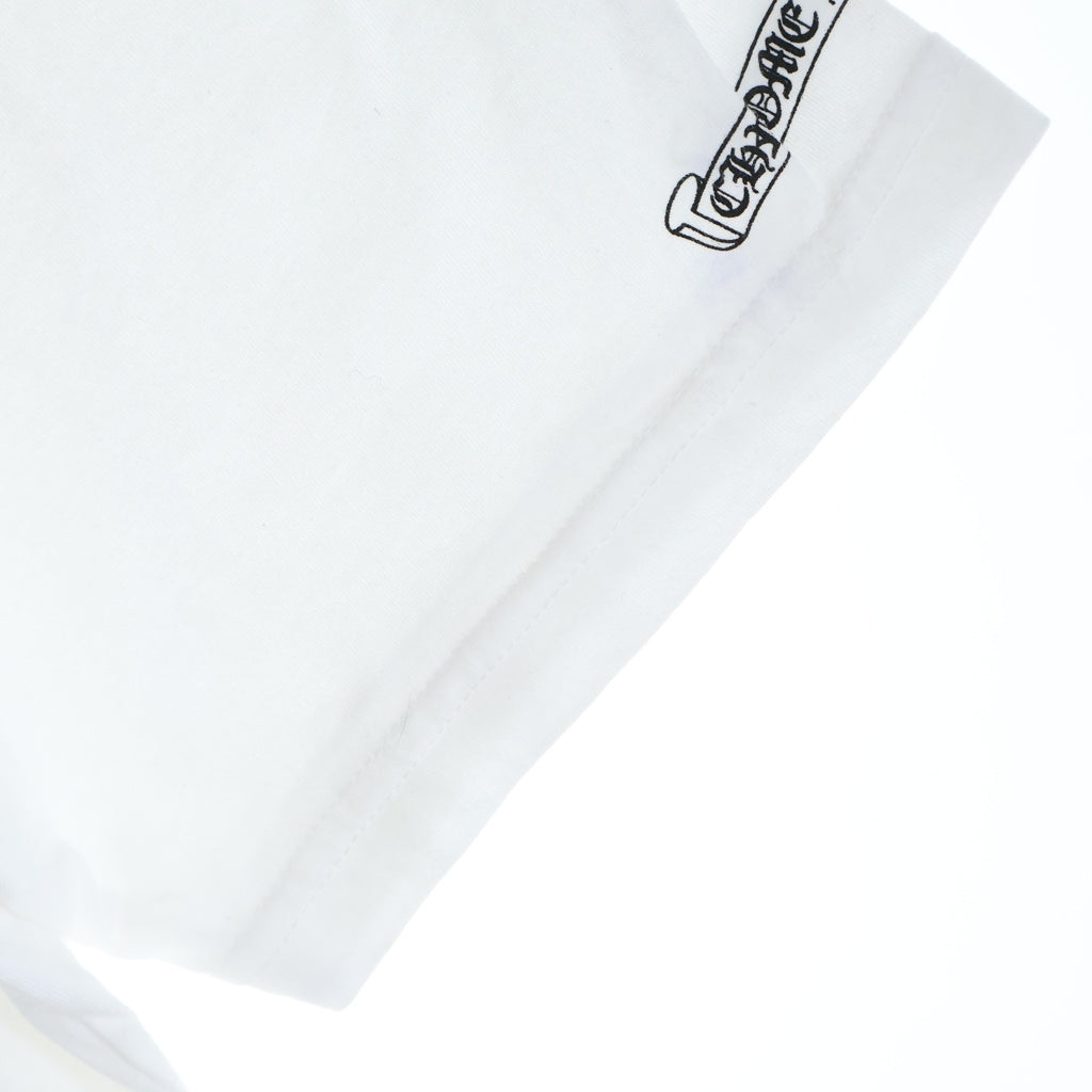 CHROME HEARTS(クロムハーツ) Vertical T Bar Logo S/S Tee バーティカルロゴ Tバー 半袖Tシャツ カットソー ホワイト