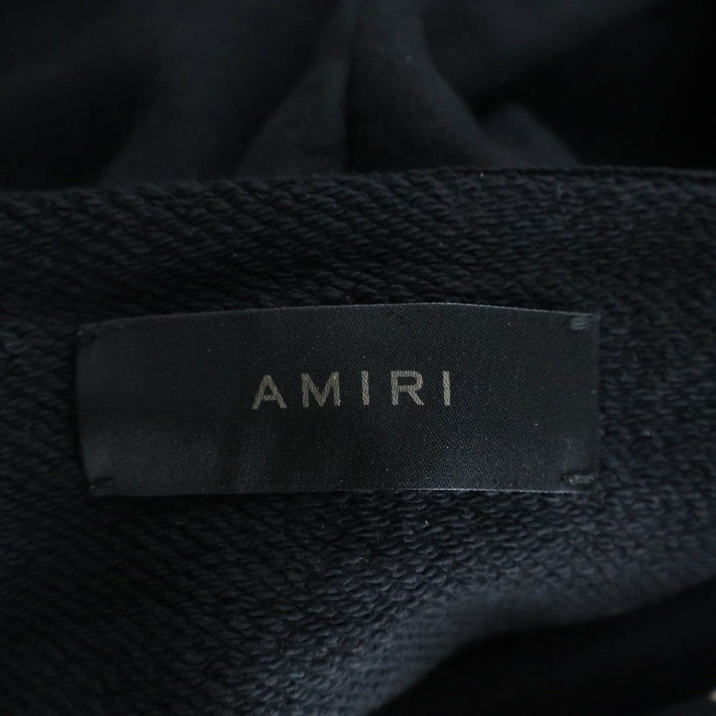 AMIRI(アミリ) Bandana Bleach Pullover Parka バンダナ ペイズリー ブリーチ プルオーバーパーカー ブラック