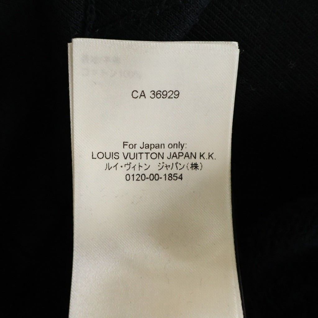 LOUIS VUITTON(ルイヴィトン) 24AW LV Logo Jacquard Embroidered Sweatshirt LVロゴ ジャガードエンブロイダリー スウェットシャツ RM242M IHN HRY83W ブラック