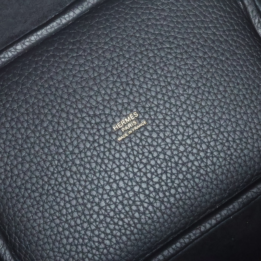 HERMES(エルメス) ピコタンロックPM ノワール レザーハンドバッグ ブラック G刻印/2026年製 レディース