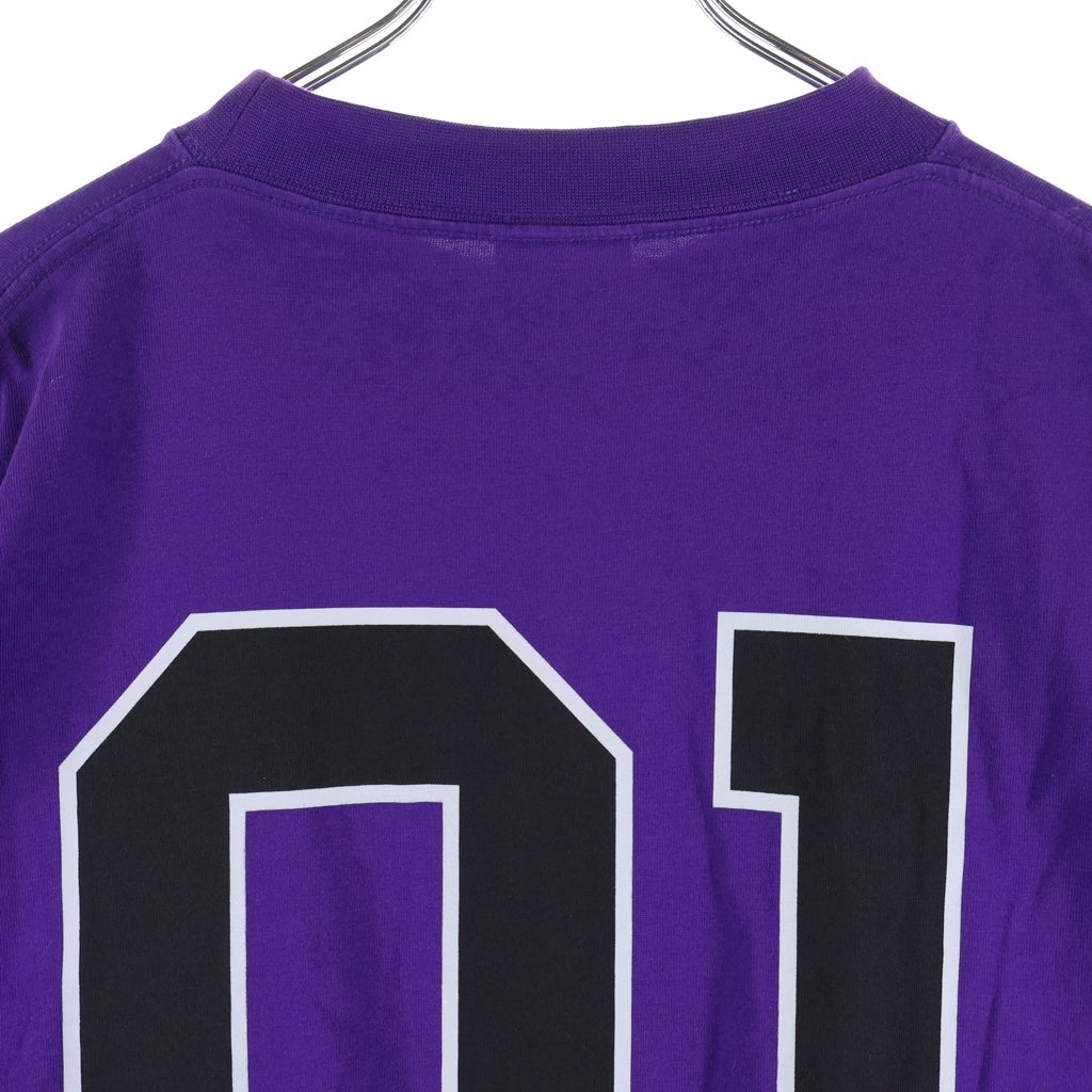BALENCIAGA(バレンシアガ) 24AW Basketball Series オーバーサイズ クルーネック半袖Tシャツ パープル 787349TRVW95160