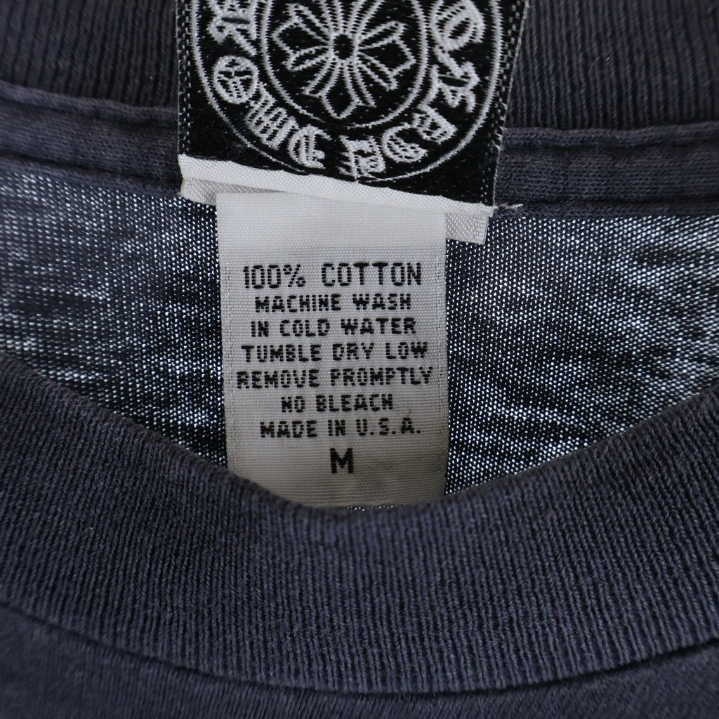 CHROME HEARTS(クロムハーツ) OLD ×max field Dagger L/S TEE オールド マックスフィールド ダガープリント 長袖Tシャツカットソー ネイビー
