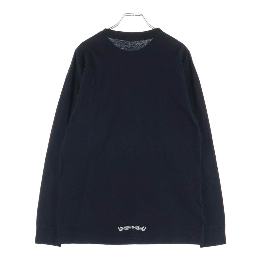 CHROME HEARTS(クロムハーツ) OLD オールド ホースシュー CHプラス 刺繍 長袖Tシャツカットソー ブラック