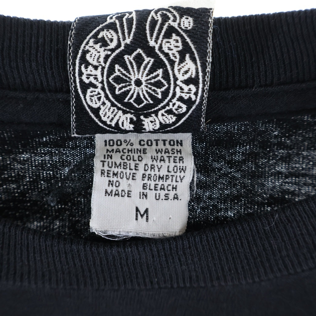CHROME HEARTS(クロムハーツ) OLD オールド ホースシュー CHプラス 刺繍 長袖Tシャツカットソー ブラック