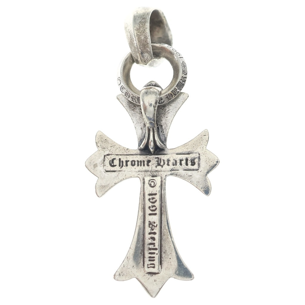CHROME HEARTS(クロムハーツ) CH CRS SML W/BALE Wベイル スモールCHクロス ペンダントトップ シルバー BCA218
