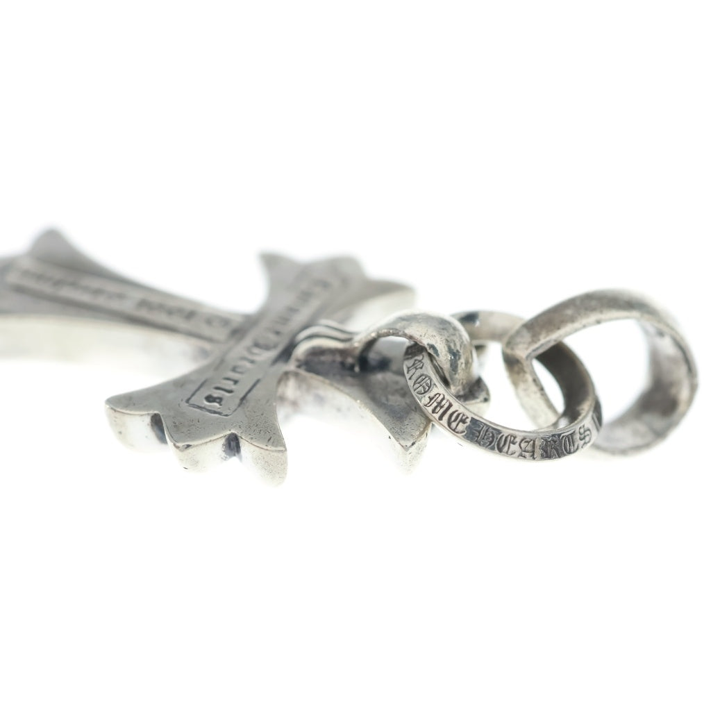 CHROME HEARTS(クロムハーツ) CH CRS SML W/BALE Wベイル スモールCHクロス ペンダントトップ シルバー BCA218