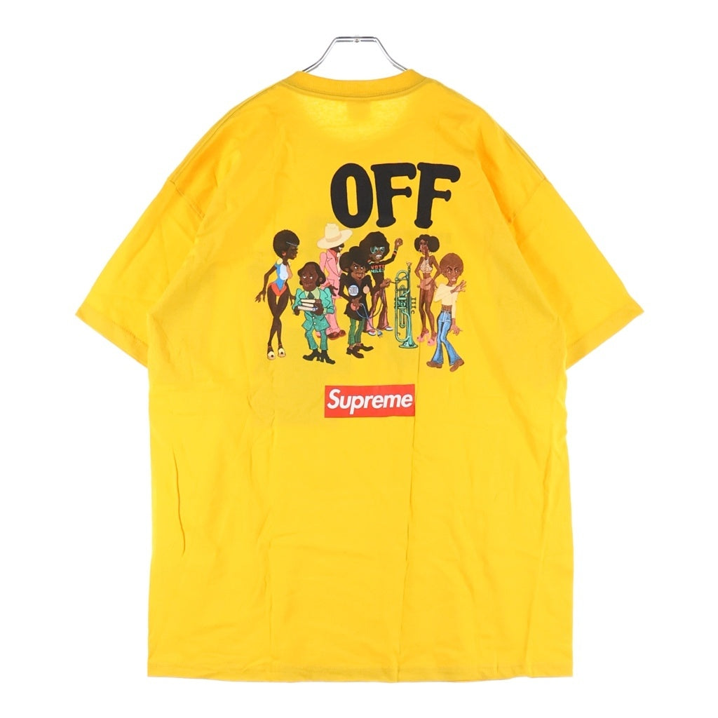 SUPREME(シュプリーム) 08AW Miles Davis on the corner S/S Tee マイルズデイヴィスオンザコーナー 半袖Tシャツカットソー イエロー