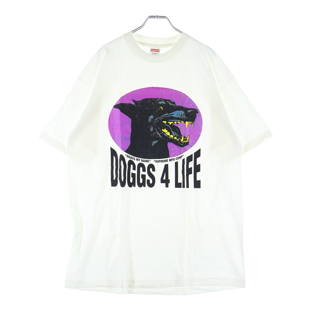 SUPREME(シュプリーム) 09SS Doggs Life Tee ドッグス 4 ライフ 半袖Tシャツカットソー ホワイト