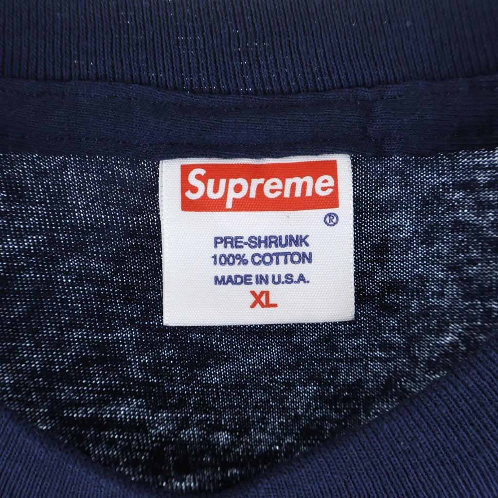 SUPREME(シュプリーム) 09SS Cut The Crap カットザクラップ半袖Tシャツカットソー ネイビー