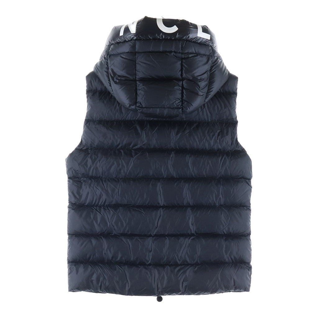 MONCLER(モンクレール) 21AW MONTREUIL モントルイユ ジレ フロントロゴワッペン ダウンベスト ブラック G20911A00018