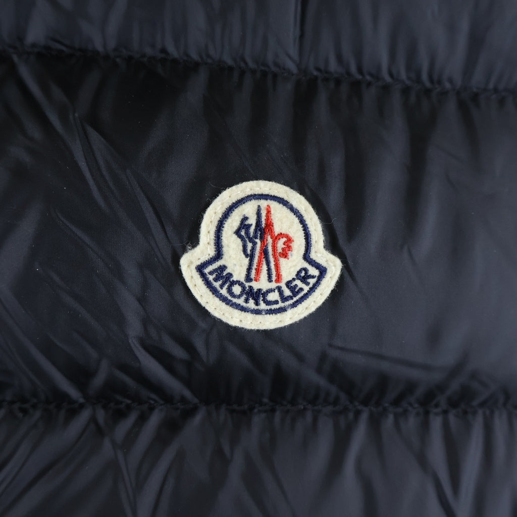 MONCLER(モンクレール) 21AW MONTREUIL モントルイユ ジレ フロントロゴワッペン ダウンベスト ブラック G20911A00018