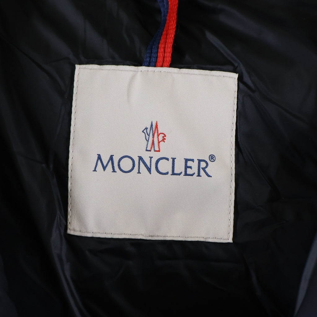 MONCLER(モンクレール) 21AW MONTREUIL モントルイユ ジレ フロントロゴワッペン ダウンベスト ブラック G20911A00018