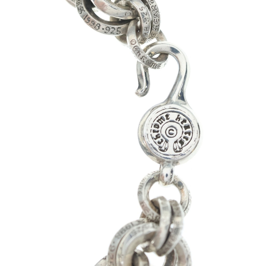 CHROME HEARTS(クロムハーツ) 2 DOUBLE B RING ダブルBリング ブレスレット シルバー BCA122