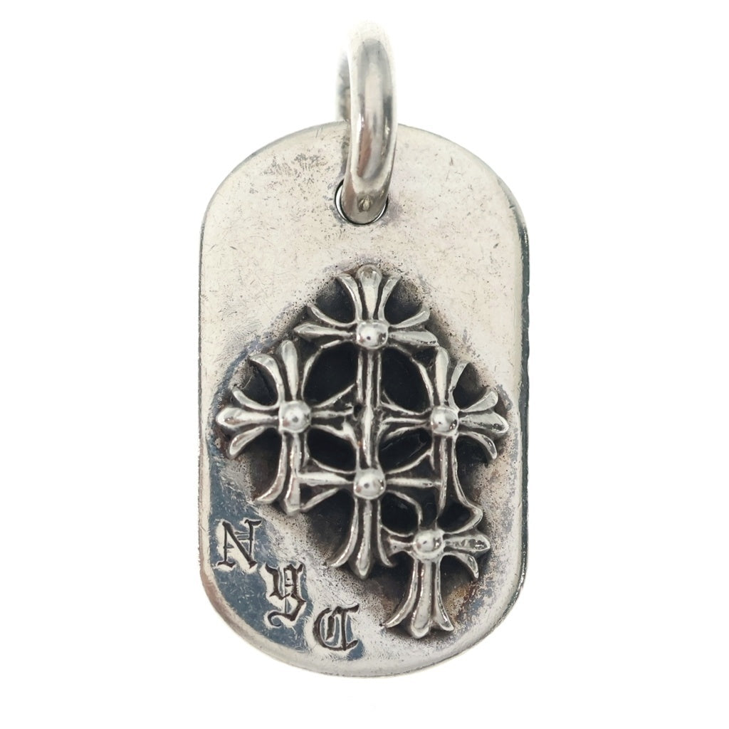 CHROME HEARTS(クロムハーツ) RAISED DOGTAG レイズドドッグタグ NYC限定 チャーム シルバー