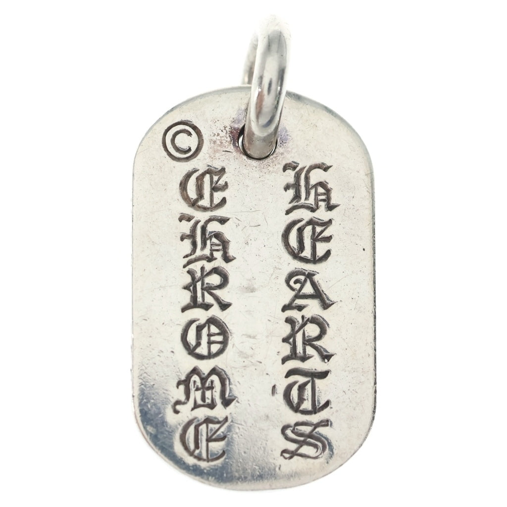 CHROME HEARTS(クロムハーツ) RAISED DOGTAG レイズドドッグタグ NYC限定 チャーム シルバー
