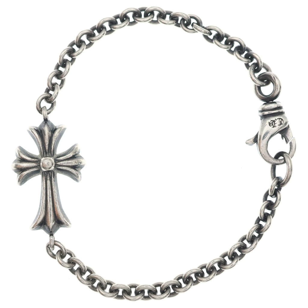 CHROME HEARTS(クロムハーツ) CHN TNY CH CRS タイニーCHクロスチェーン ブレスレット シルバー