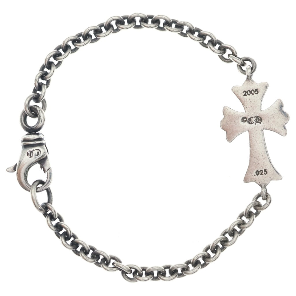 CHROME HEARTS(クロムハーツ) CHN TNY CH CRS タイニーCHクロスチェーン ブレスレット シルバー