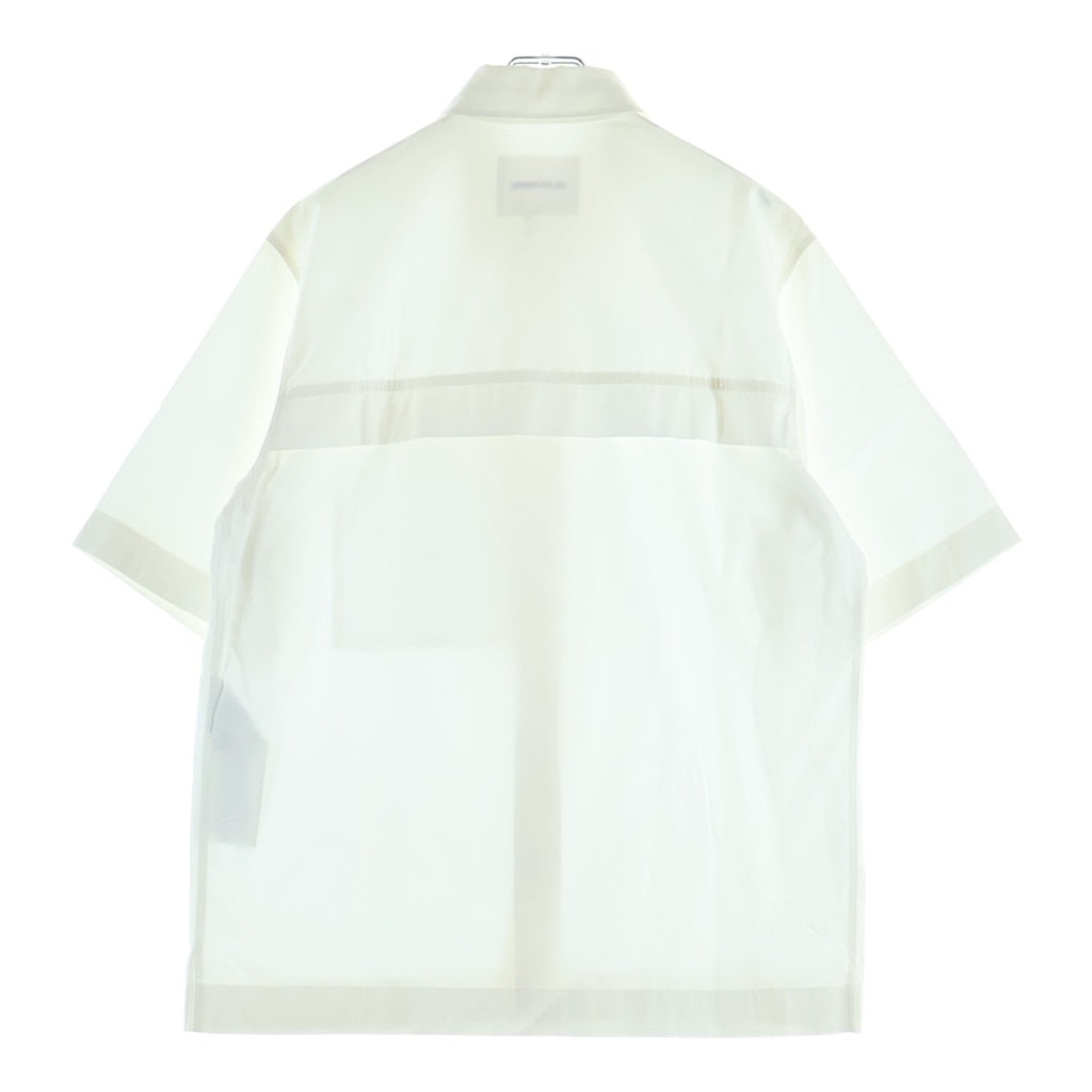 JIL SANDER(ジルサンダー) 22SS レギュラーカラー ボックスシルエットシャツ JSMU601726 MU24420021 ホワイト