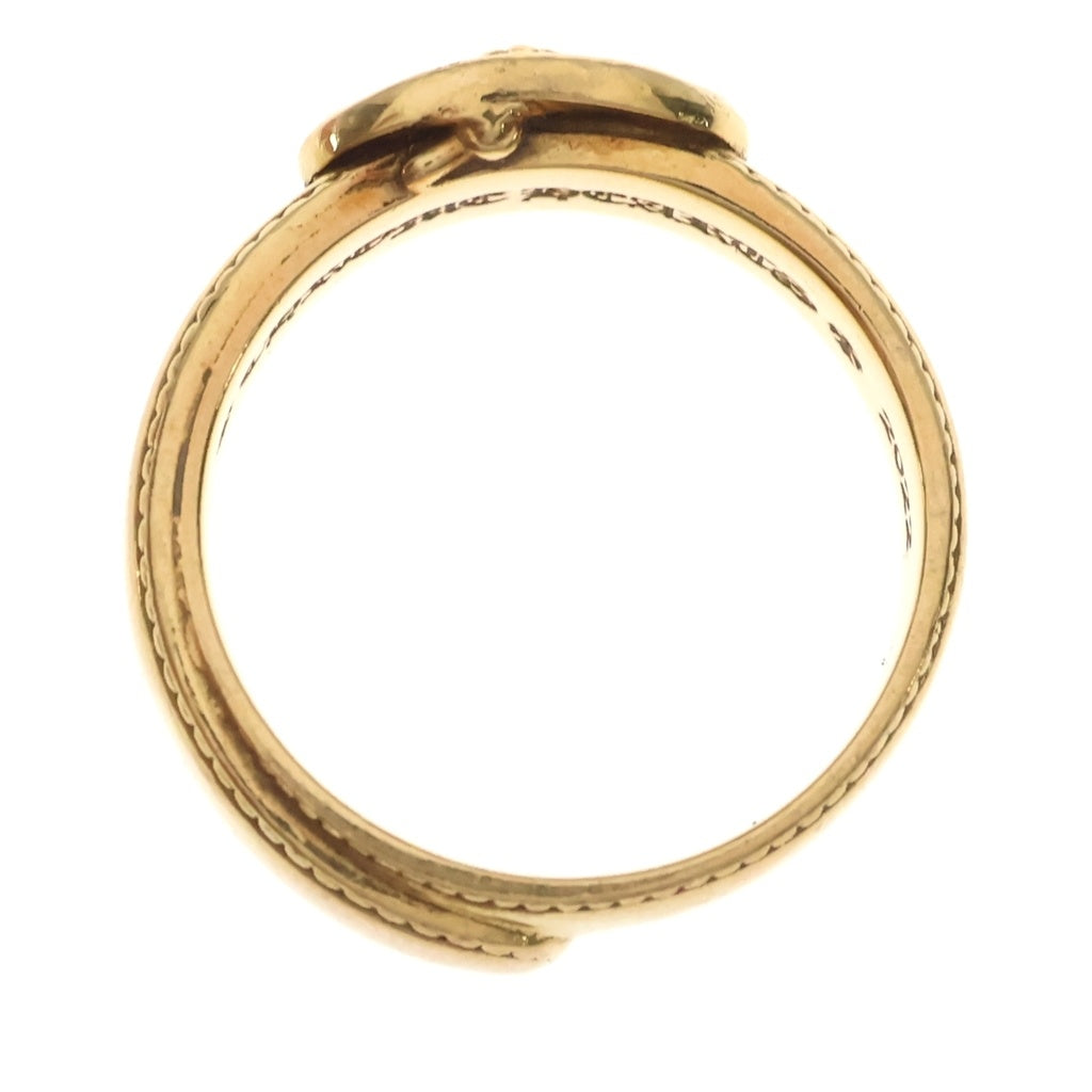 CHROME HEARTS(クロムハーツ) 22K CLASSIC OVAL CROSS BELT RING クラシック オーバルクロス ベルトリング ゴールド