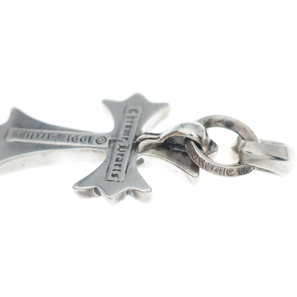 CHROME HEARTS(クロムハーツ) CH CRS SML W/BALE Wベイル スモールCHクロス ペンダントトップ シルバー BCA218