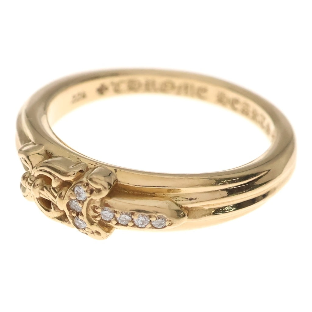 CHROME HEARTS(クロムハーツ) 22K BABYCLSC P/DIA ベイビークラシック ダガーリング PAVEダイヤ ゴールド BCA054