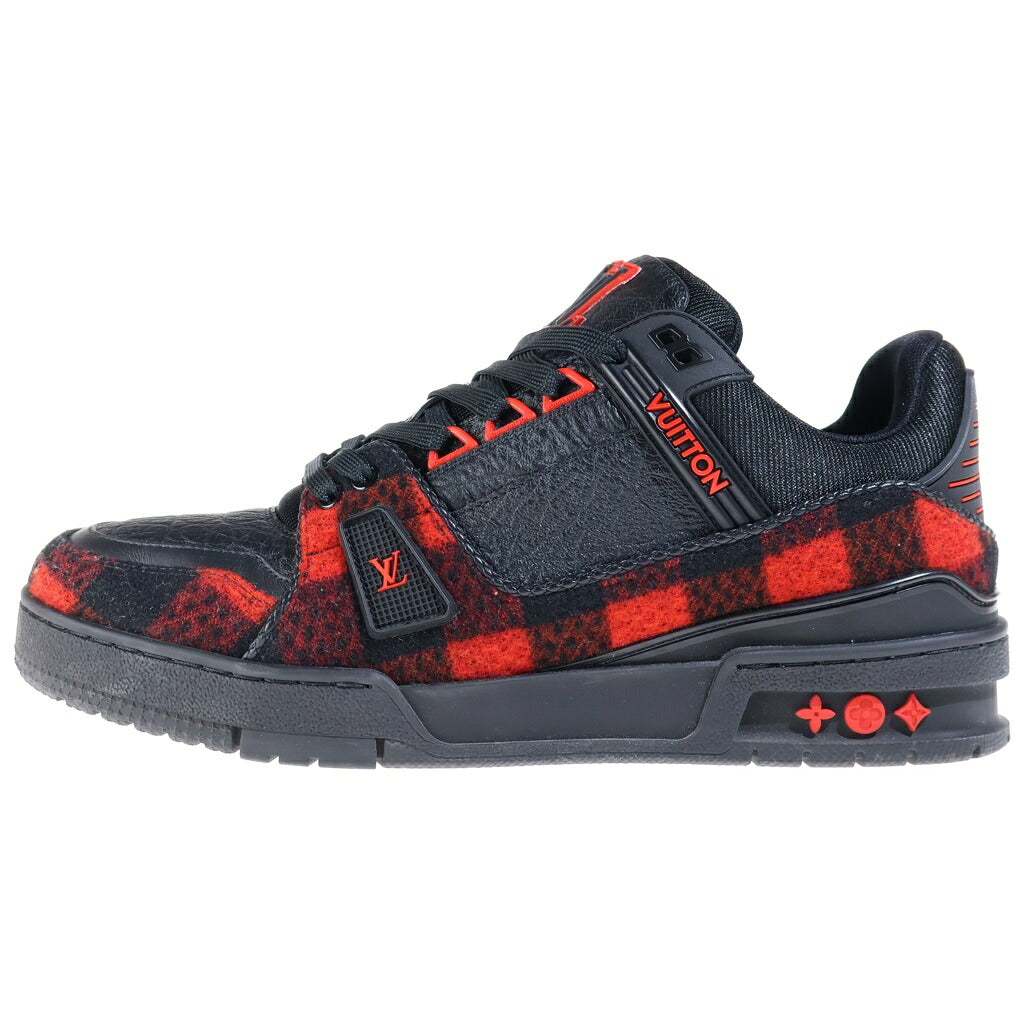 LOUIS VUITTON(ルイヴィトン) Trainer Noir LV トレイナー ノワール ローカットスニーカー レッド/ブラック