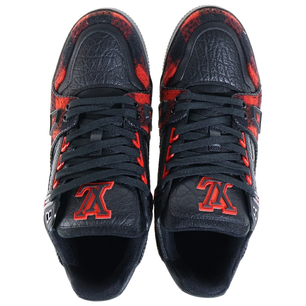 LOUIS VUITTON(ルイヴィトン) Trainer Noir LV トレイナー ノワール ローカットスニーカー レッド/ブラック