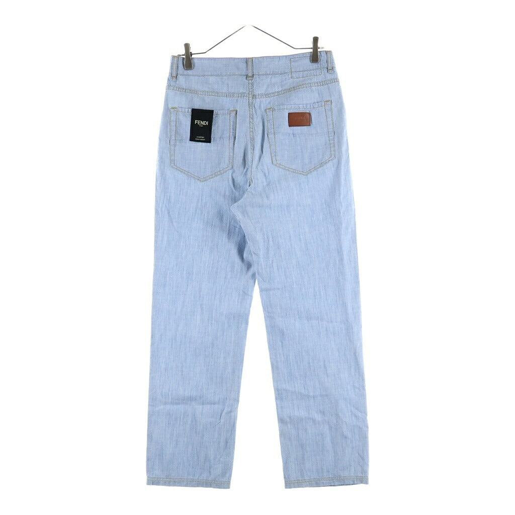 FENDI(フェンディ) Denim Pants ストレート デニムパンツ FLP285 AUWX インディゴ