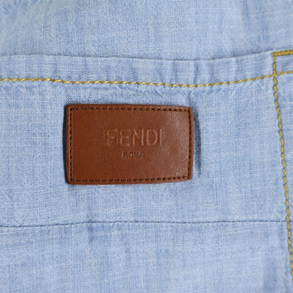 FENDI(フェンディ) Denim Pants ストレート デニムパンツ FLP285 AUWX インディゴ