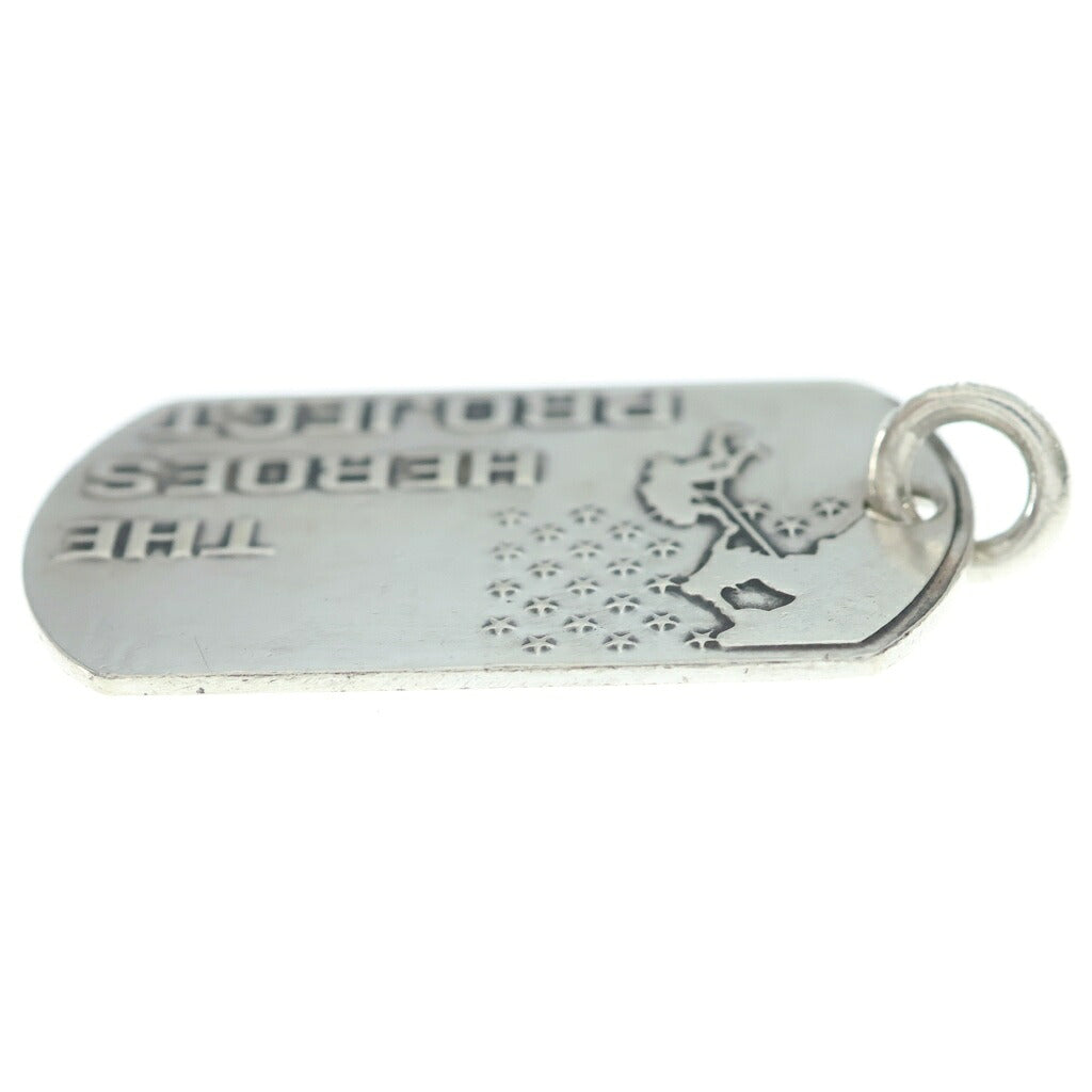 CHROME HEARTS(クロムハーツ) D TAG LRG HEROES PROJECT ヒーローズプロジェクトドッグタグ ラージ ペンダントトップ シルバー