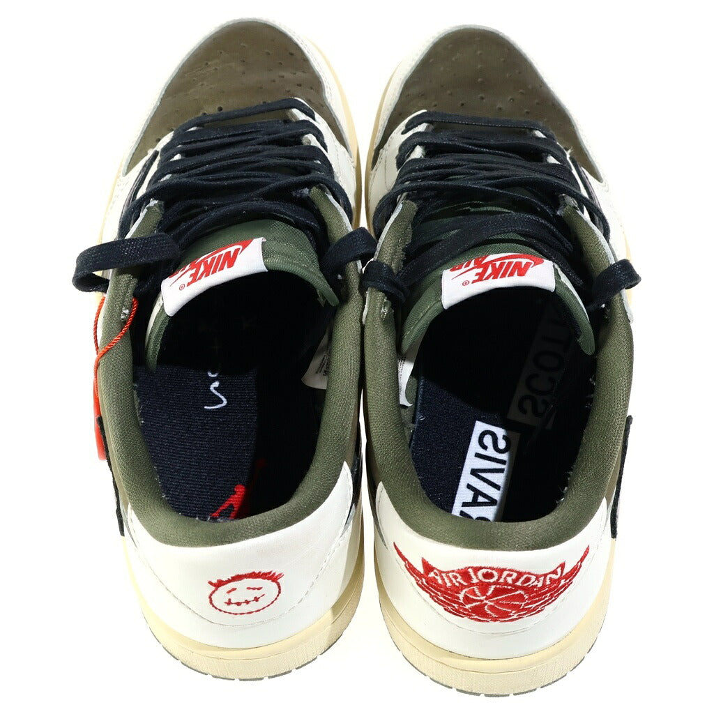 NIKE(ナイキ) ×TAVIS SCOTT AIR JORDAN1 LOW OG SP DM7866-200 エアジョーダン1 ローカットスニーカー カーキ US9/27.0cm