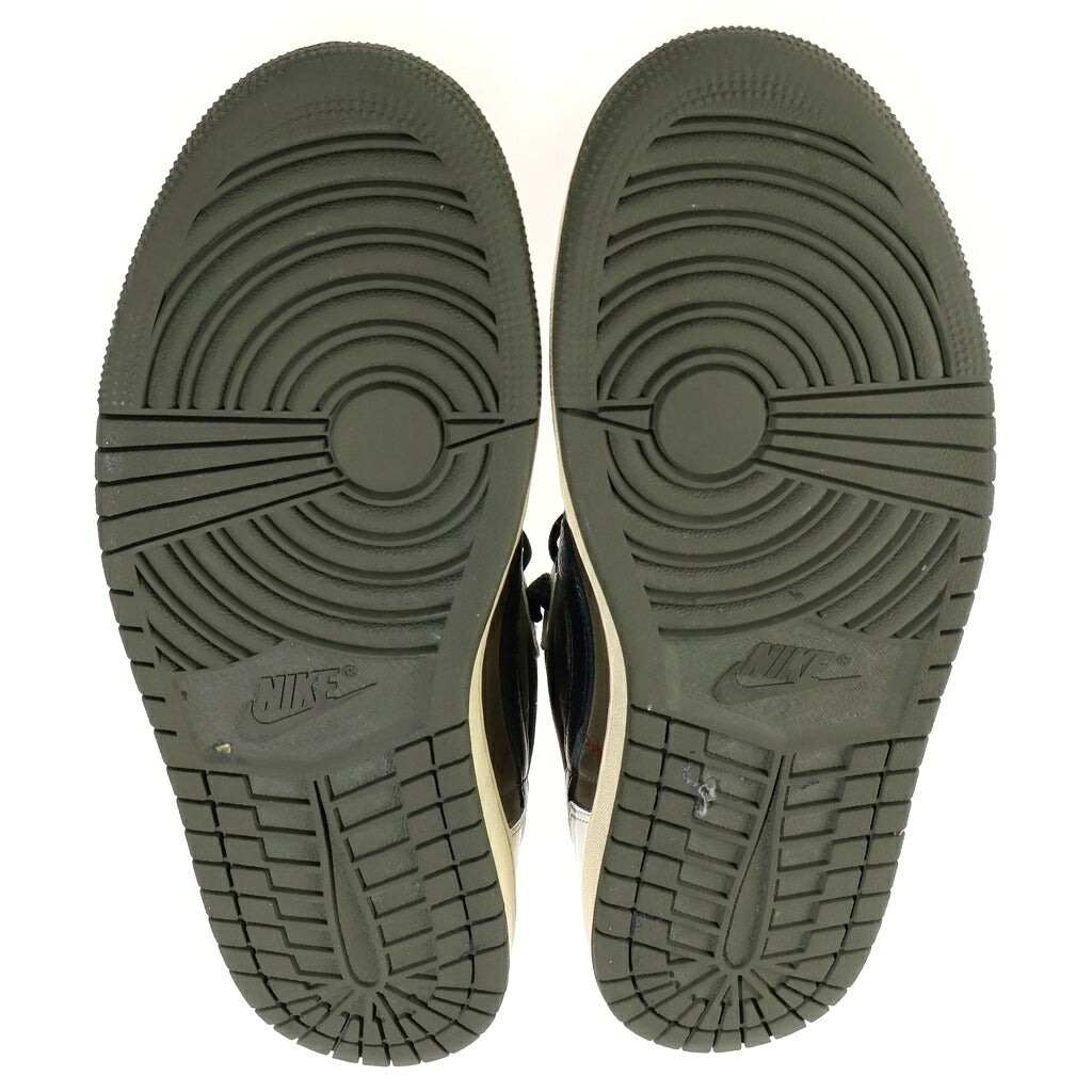 NIKE(ナイキ) ×TAVIS SCOTT AIR JORDAN1 LOW OG SP DM7866-200 エアジョーダン1 ローカットスニーカー カーキ US9/27.0cm