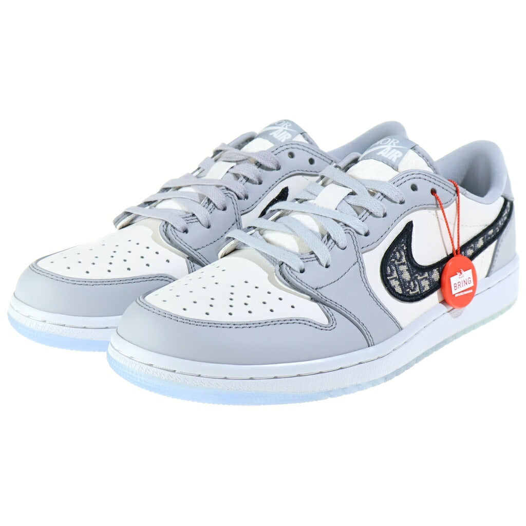 NIKE(ナイキ) ×DIOR AIR JORDAN LOW OG CN8608-002 ディオール エアジョーダン 1 ローカットスニーカー グレー/ホワイト US9/27.0cm