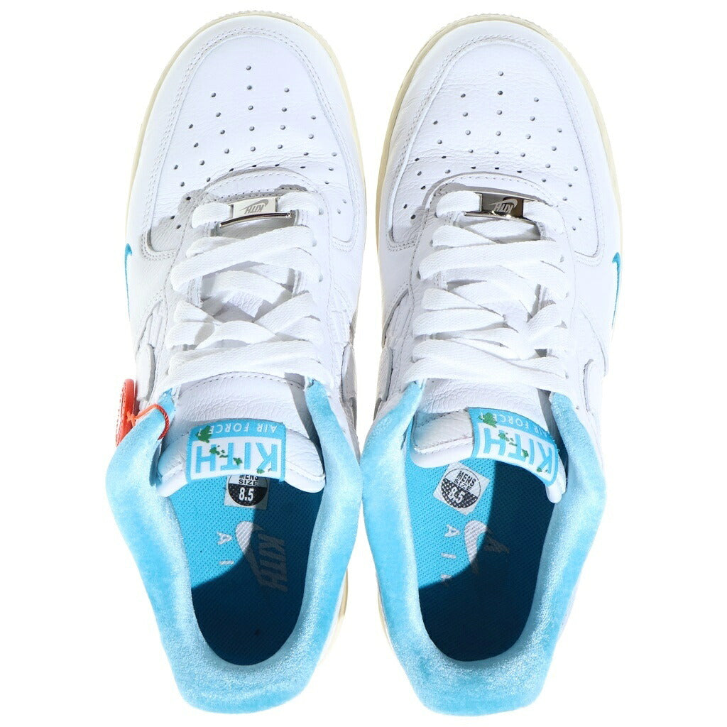 NIKE(ナイキ) ×KITH AIR FORCE 1 LOW HAWAII DC9555-100 キス エアフォース1 ハワイ ローカットスニーカー US8.5/26.5cm ブルー/ホワイト