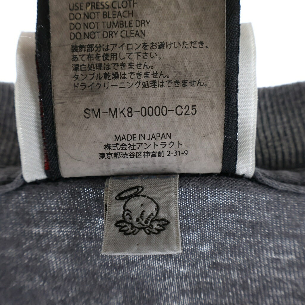 SAINT MICHAEL(セントマイケル) × Aerosmith AS_SS T-SHIRT エアロスミス 半袖Tシャツ ブラック SM-MK8-0000-C25