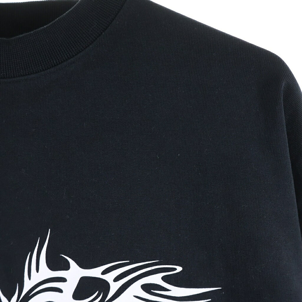VETEMENTS(ヴェトモン) 21AW GOTHIC LOGO LONGSLEEVE ゴシックロゴ ロングスリーブTシャツ ブラック UA52TR590B