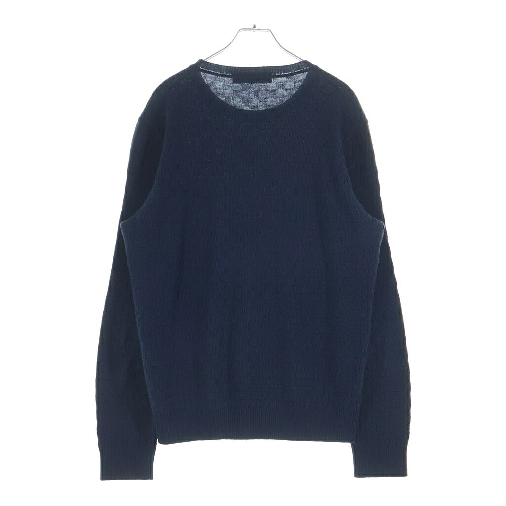 LOUIS VUITTON(ルイヴィトン) DAMIER CREW NECK SWEATER ダミエ クルーネックセーター HBN45WF99 ネイビー