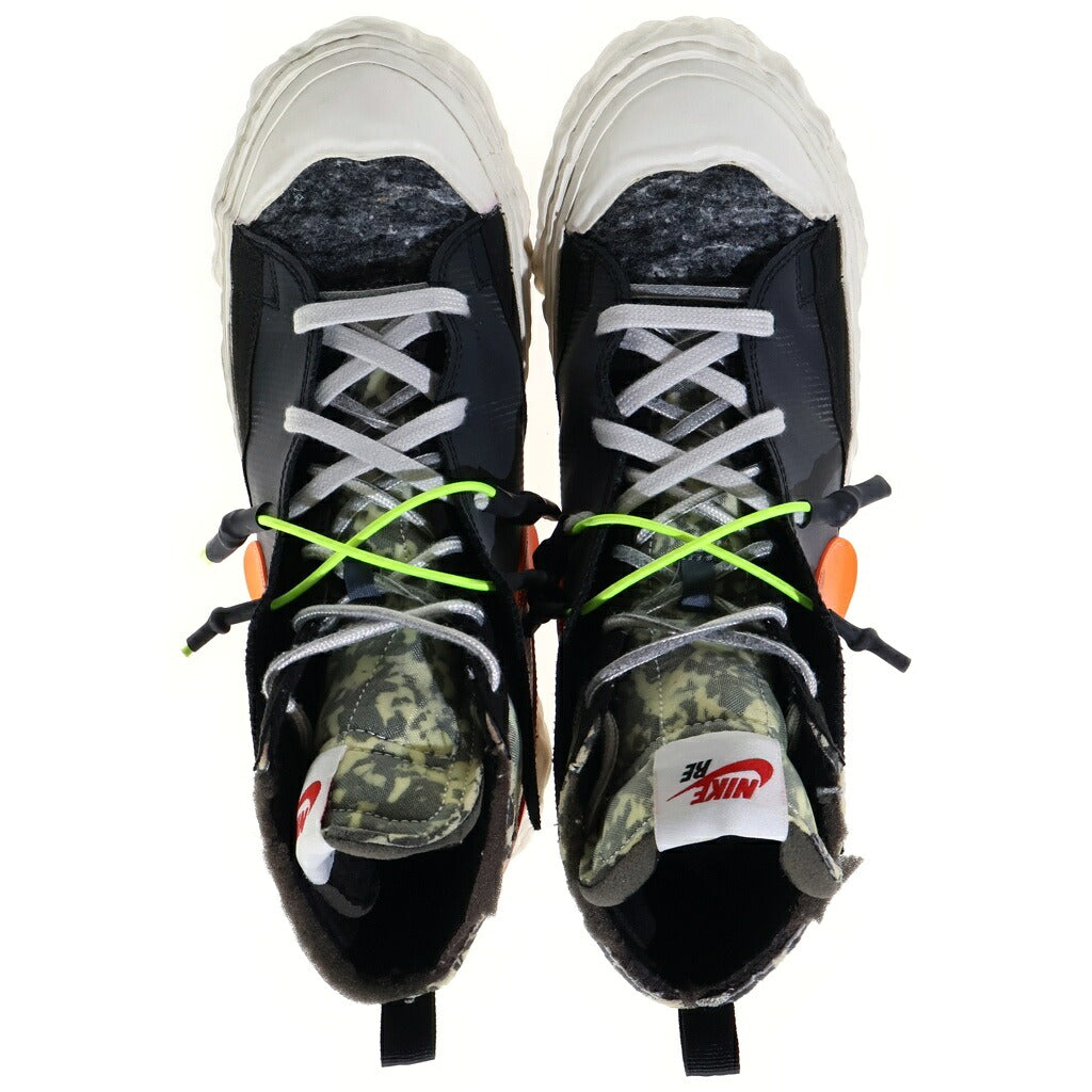 NIKE(ナイキ) ×READYMADE BLAZER MID CZ3589-001 レディメイド ブレーザー ミッドカットスニーカー US9.5/27.5cm ブラック/ホワイト/オレンジ