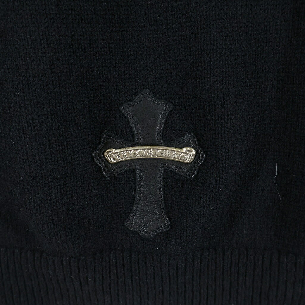 CHROME HEARTS(クロムハーツ) Y NOT WAITING ROOM カシミア クロスパッチ パーカー ブラック