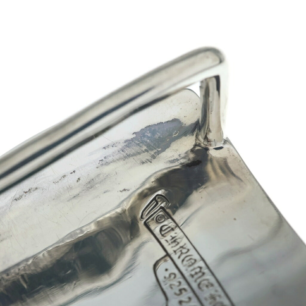 CHROME HEARTS(クロムハーツ) BUCKL MIL DGR P DIA ミリタリーレイズドダガー バックル PAVEダイヤ シルバー