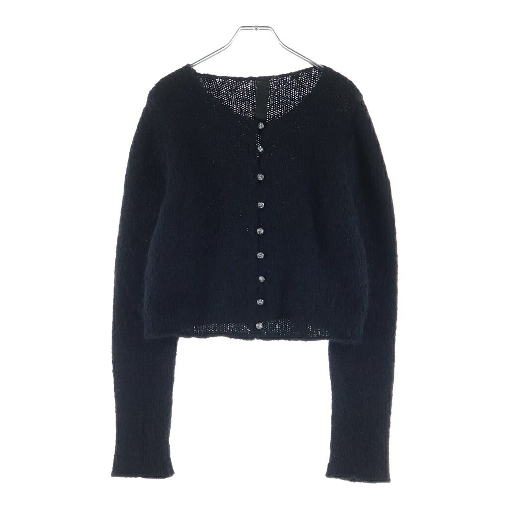 CHROME HEARTS(クロムハーツ) Cross Ball Button Cashmere Knit Cardigan Y NOT クロスボール ニットカーディガン ブラック