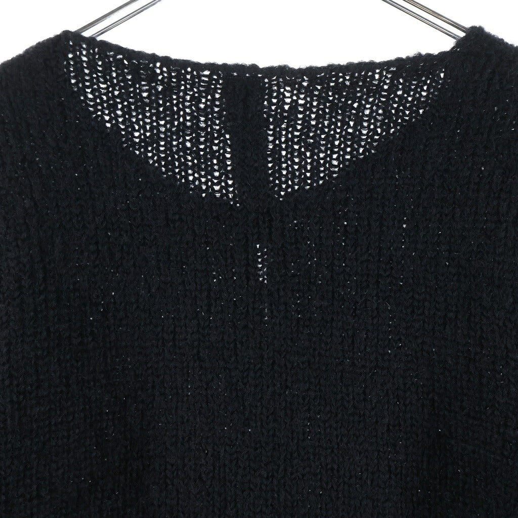 CHROME HEARTS(クロムハーツ) Cross Ball Button Cashmere Knit Cardigan Y NOT クロスボール ニットカーディガン ブラック