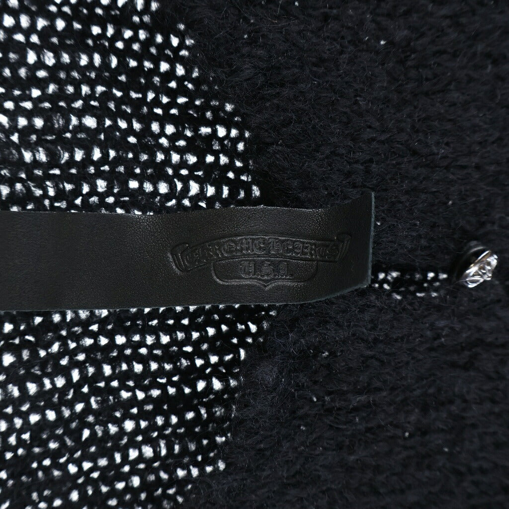 CHROME HEARTS(クロムハーツ) Cross Ball Button Cashmere Knit Cardigan Y NOT クロスボール ニットカーディガン ブラック