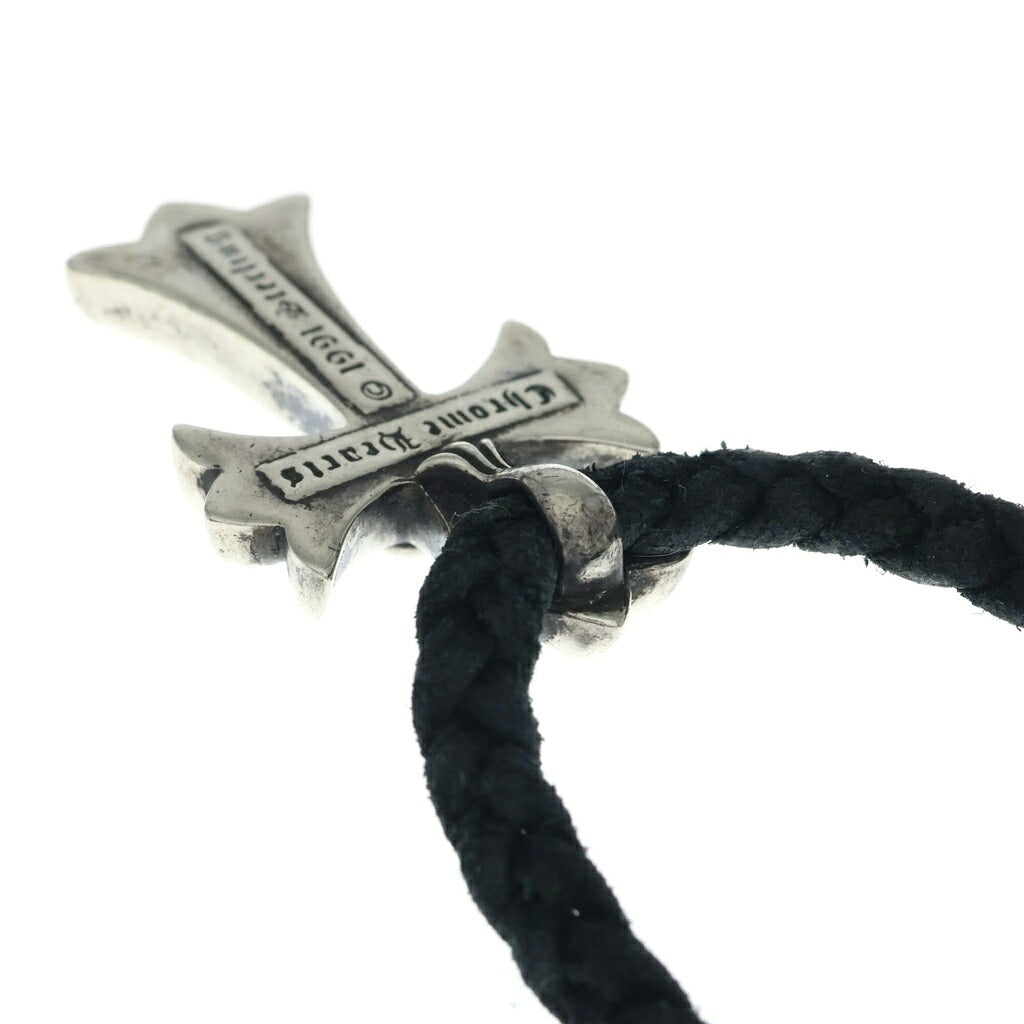 CHROME HEARTS(クロムハーツ) CH CRS SMLスモールCHクロス BC ボロチップブレイド ネックレス シルバー BCA220