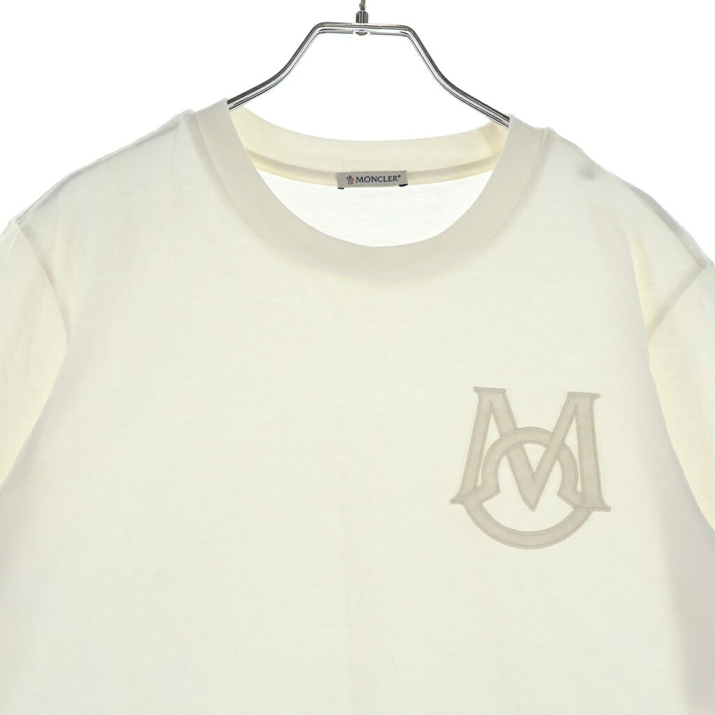 MONCLER(モンクレール) S/S LOGO T-SHIRT ロゴ半袖Tシャツ K20918C00034 ホワイト