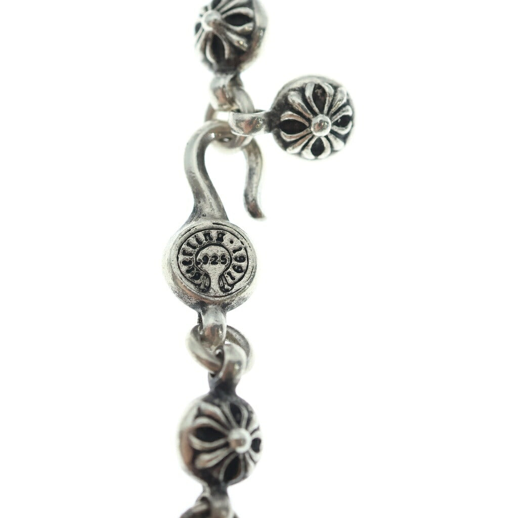 CHROME HEARTS(クロムハーツ) NO1 BALL #1クロスボール #5ダガー タイニーCHクロス モチーフ ブレスレット シルバー