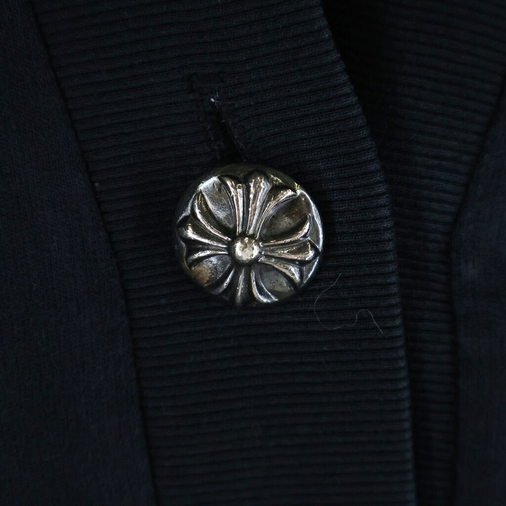 CHROME HEARTS(クロムハーツ) CHプラスパッチ クロスボールボタン ロングカーディガン ブラック